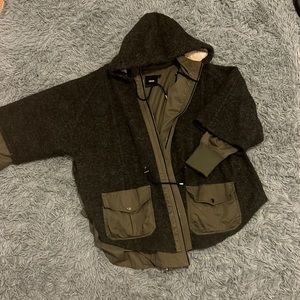 ASOS Utility Wool Poncho